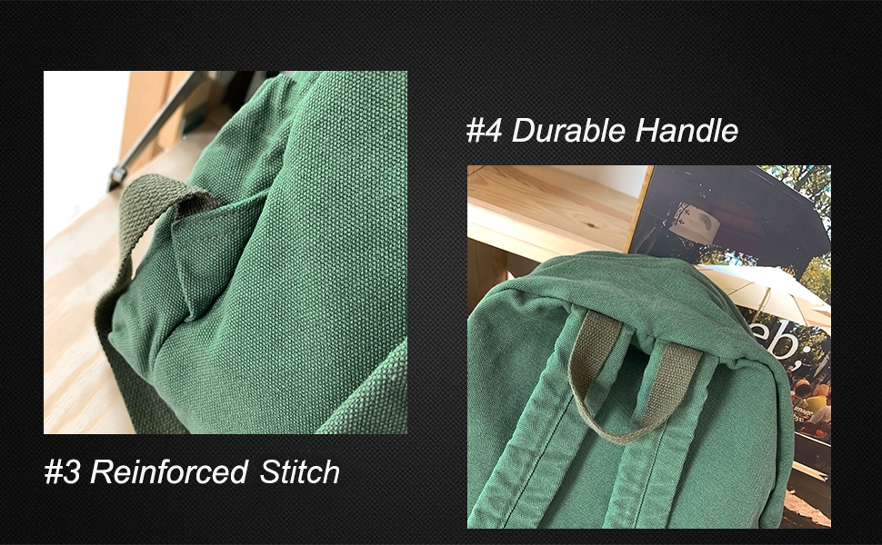 good quality: reinforced stitch and durable handle